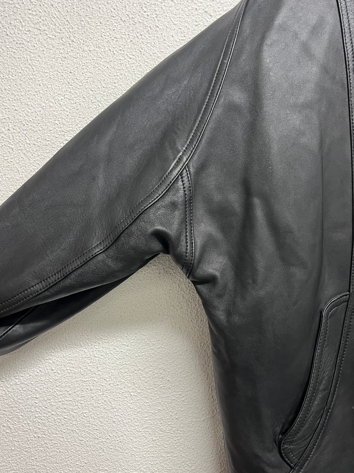 VINTAGE leather jacket (M)