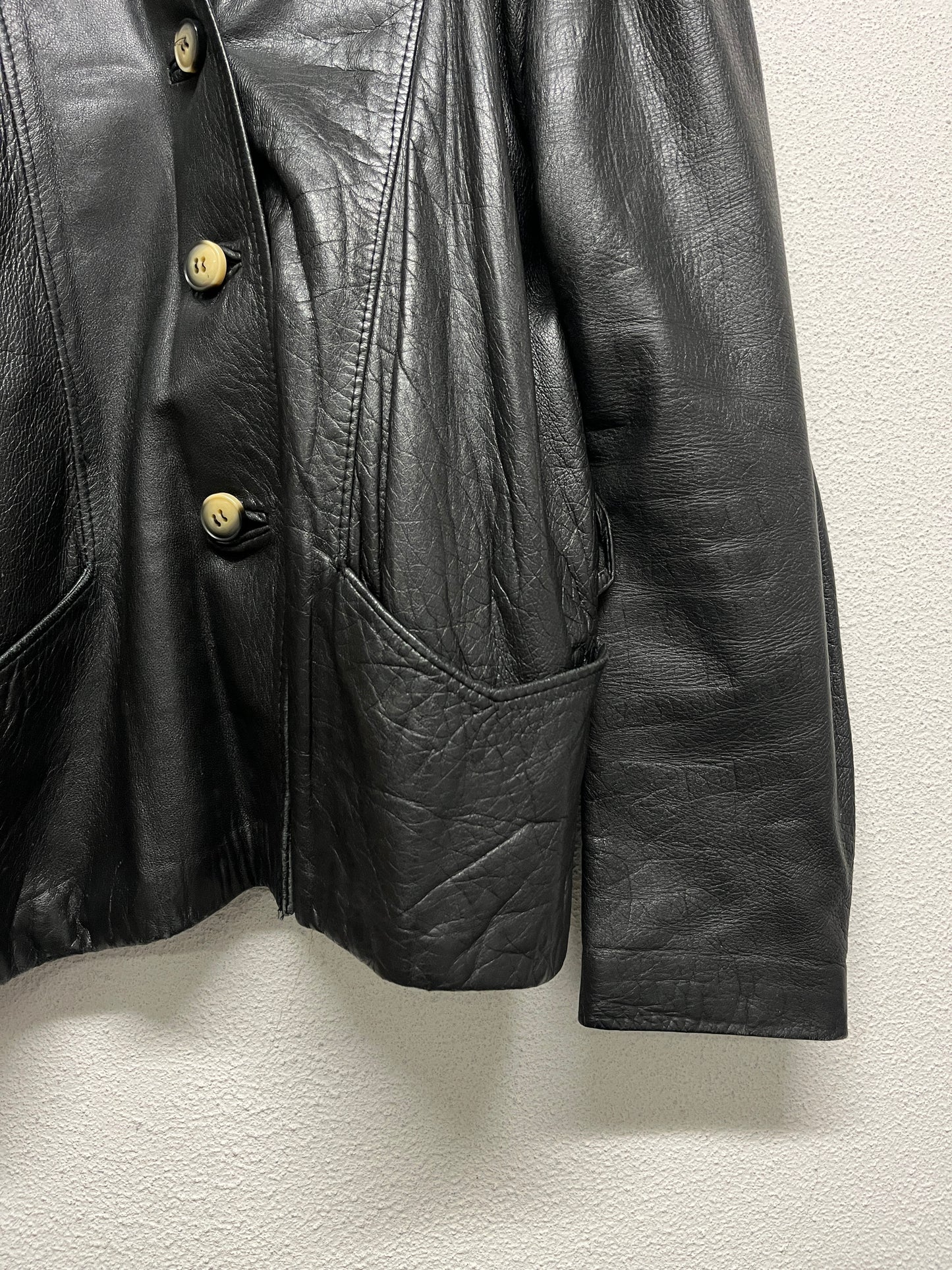 VINTAGE leather jacket (XS/S)