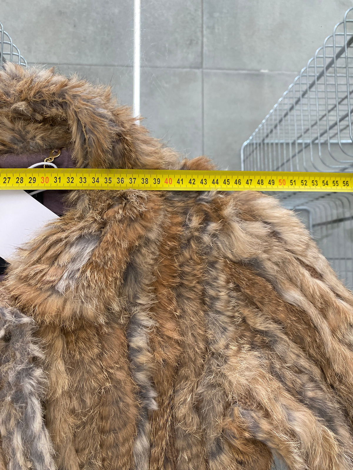 Marc by Marc Jacobs Fall/Winter 2012 brown rabbit fur jacket (S)