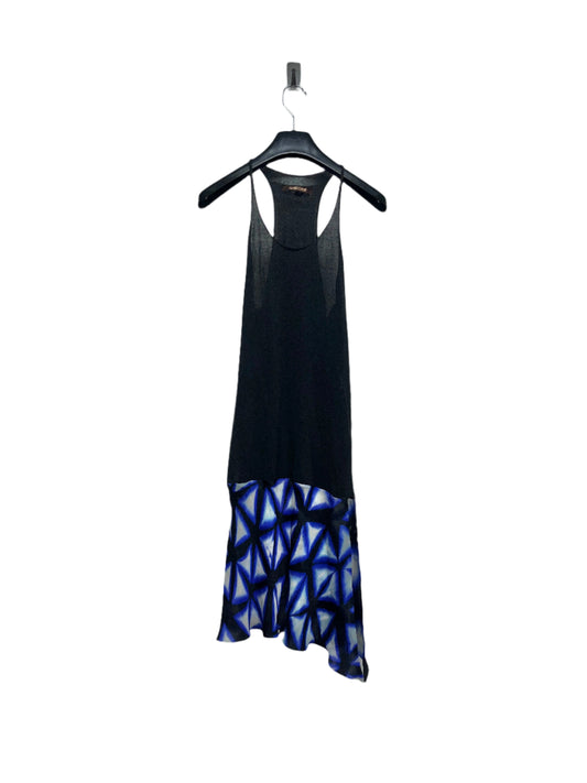 ROBERTO CAVALLI asymmetrical slit sheer stretchy dress (S)