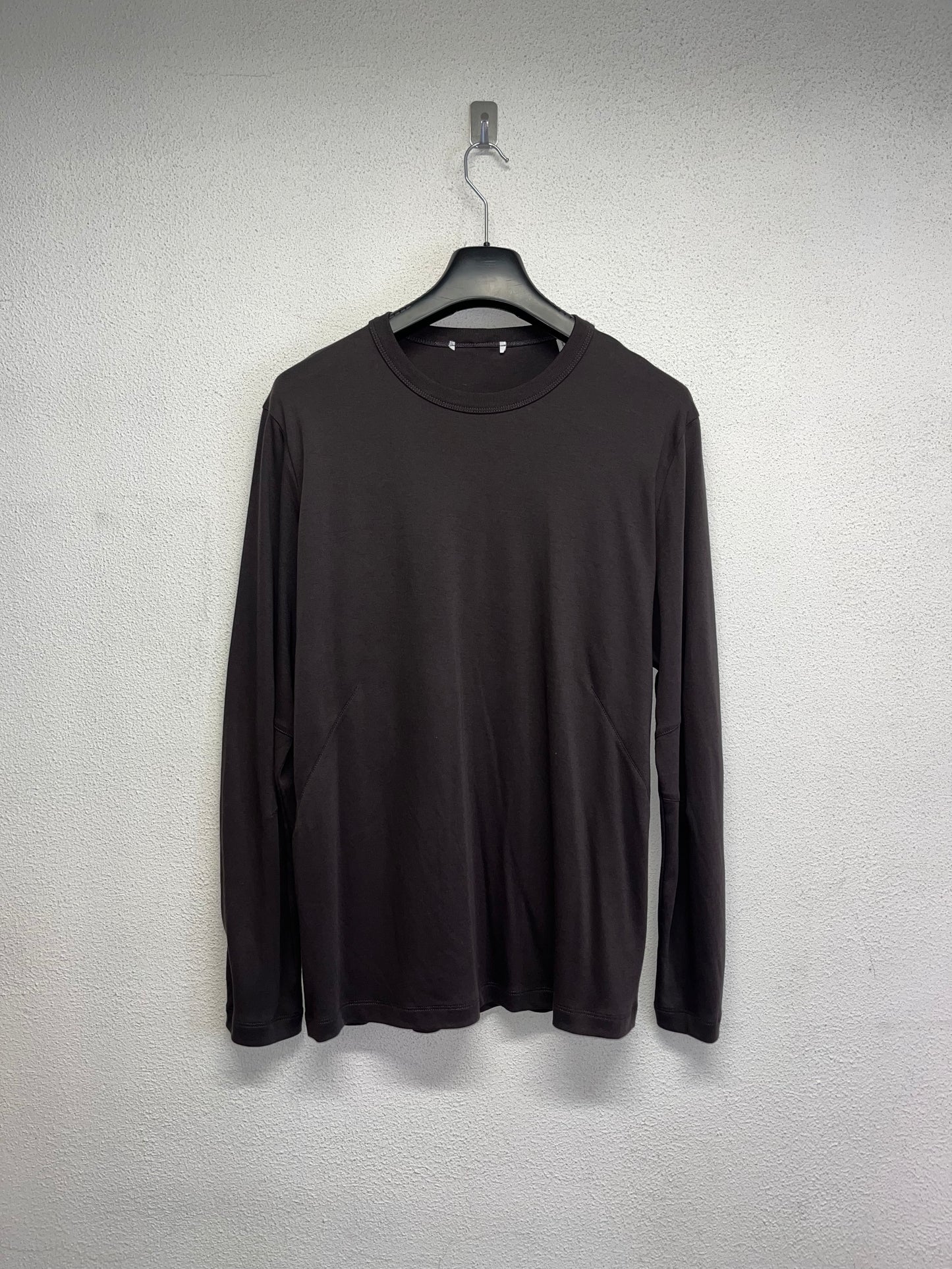 HELMUT LANG grey graphic longsleeve (L)