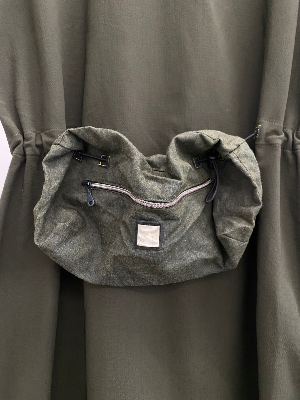 Marithé & François Girbaud green mid-length dress (M)