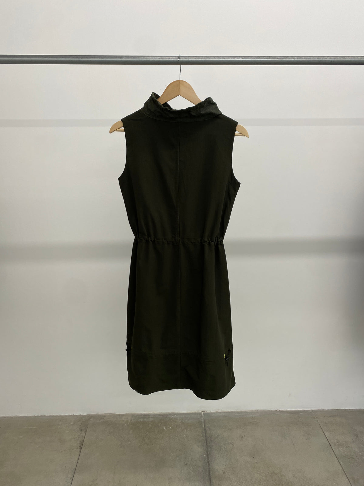 Marithé & François Girbaud green mid-length dress (M)