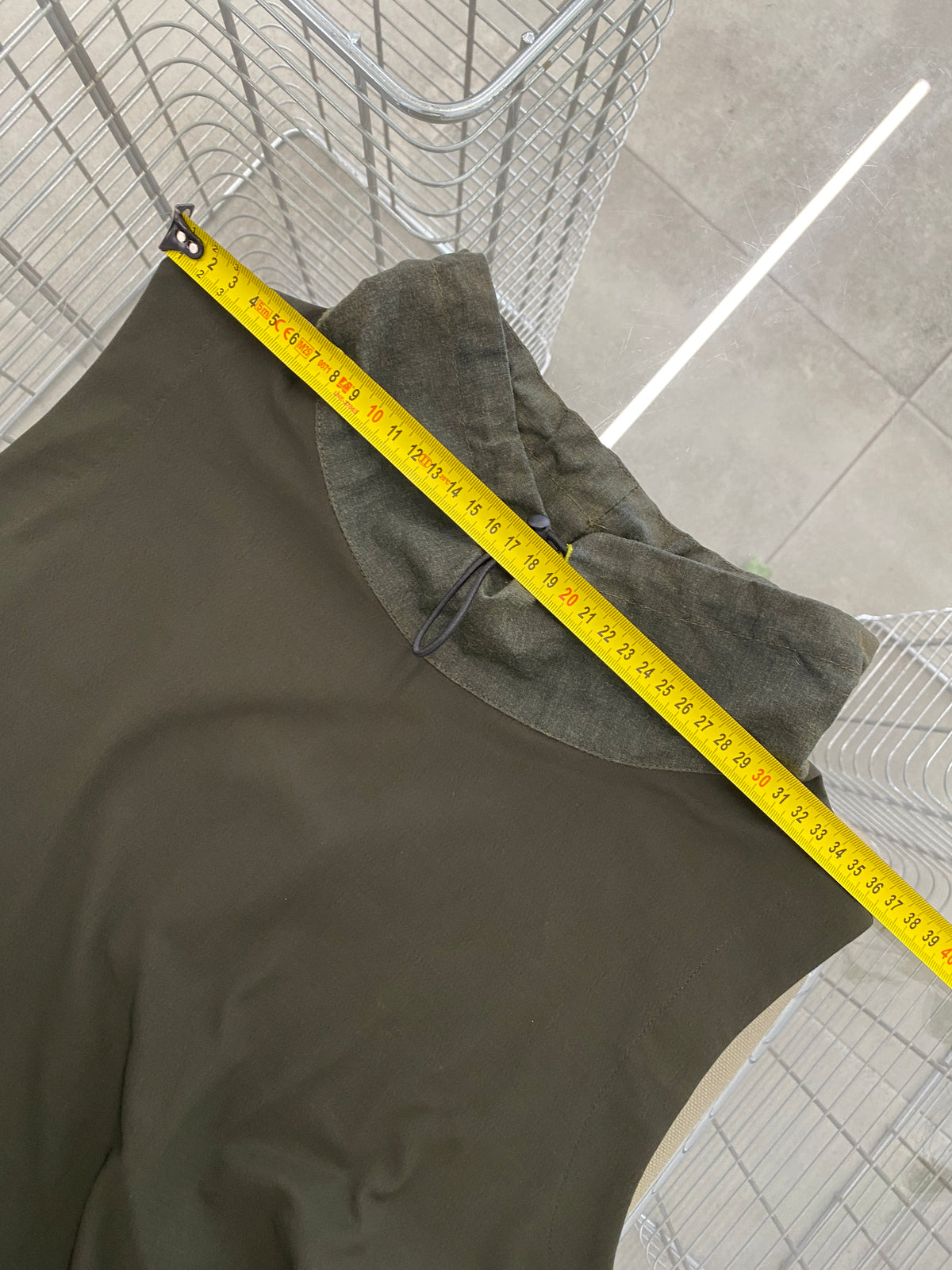 Marithé & François Girbaud green mid-length dress (M)