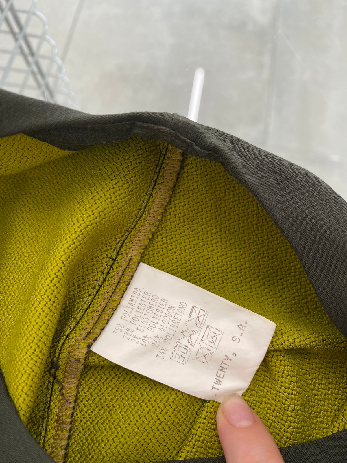 Marithé & François Girbaud green mid-length dress (M)