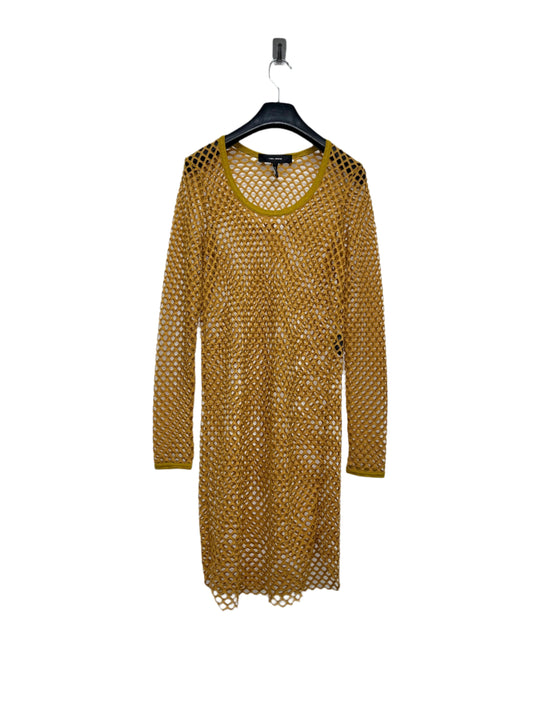ISABEL MARANT net mustard dress (L)