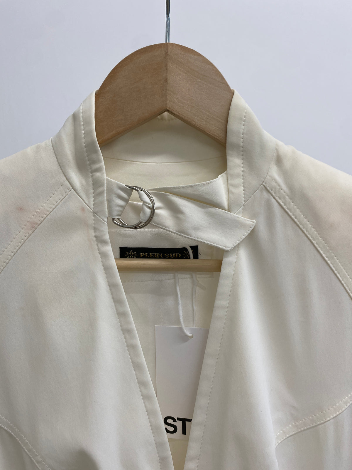 Plein Sud white fitted jacket (S)