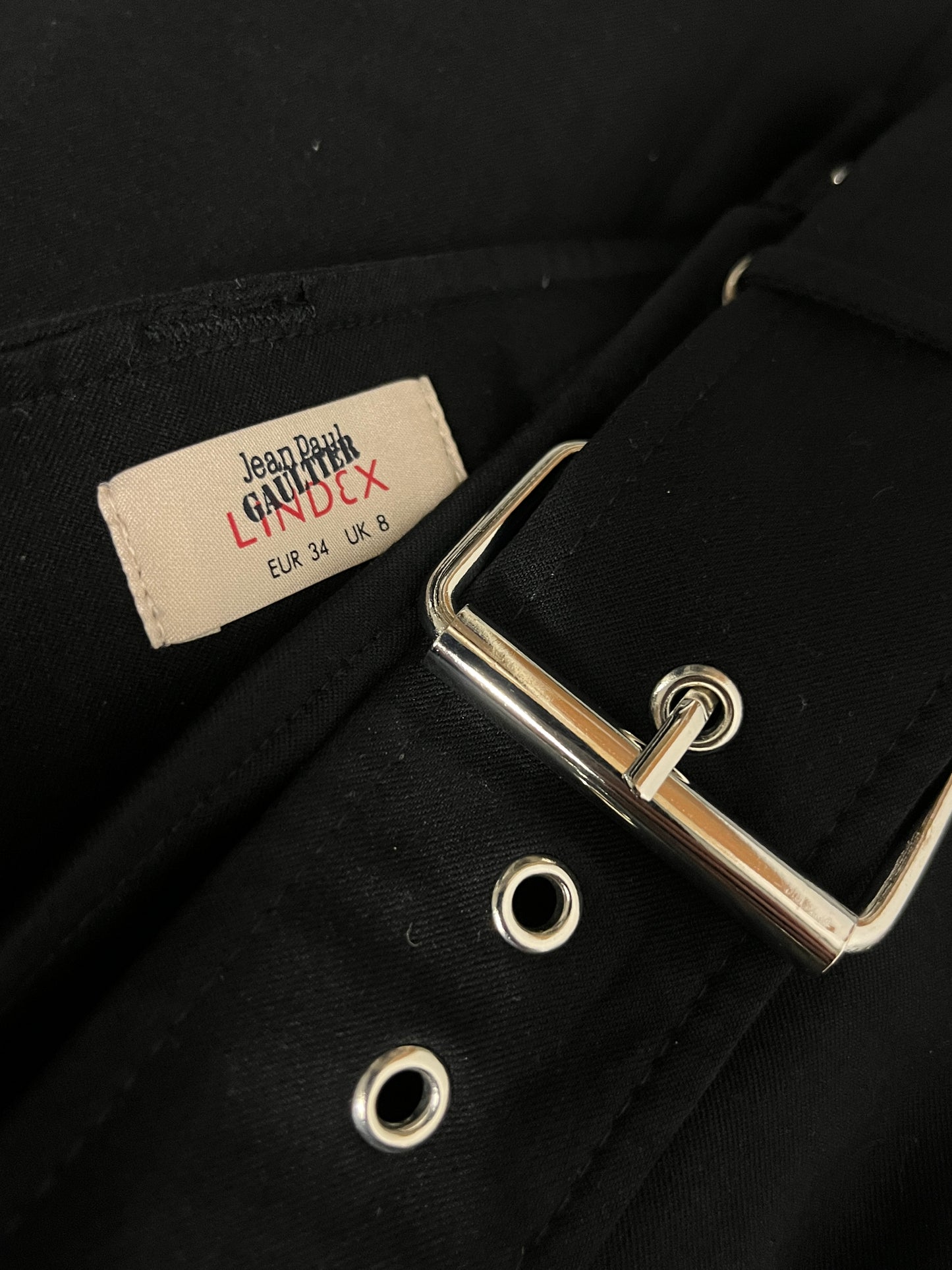 JEAN PAUL GAULTIER belted cargo pencil skirt (XS/S)