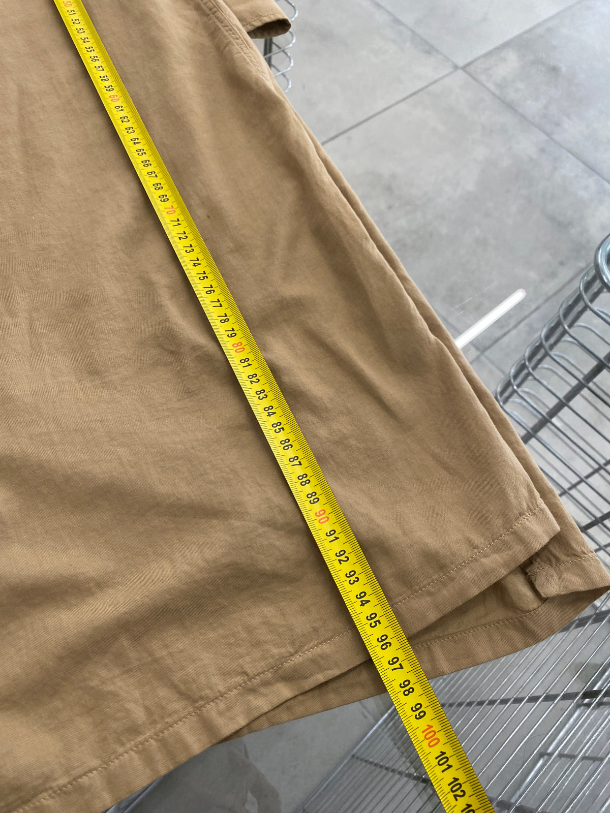 Dries Van Noten camel mid-length dress (L)