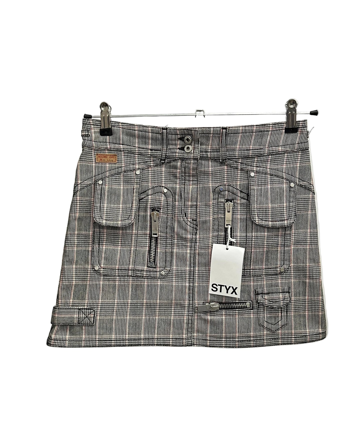 MOSCHINO mini skirt (M)