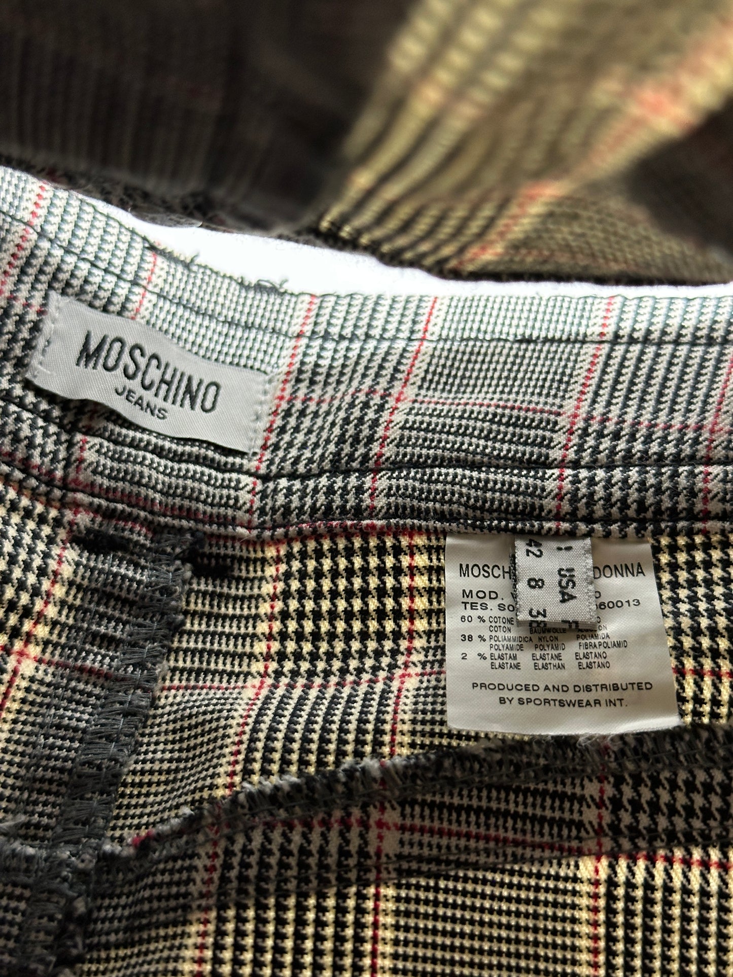 MOSCHINO mini skirt (M)