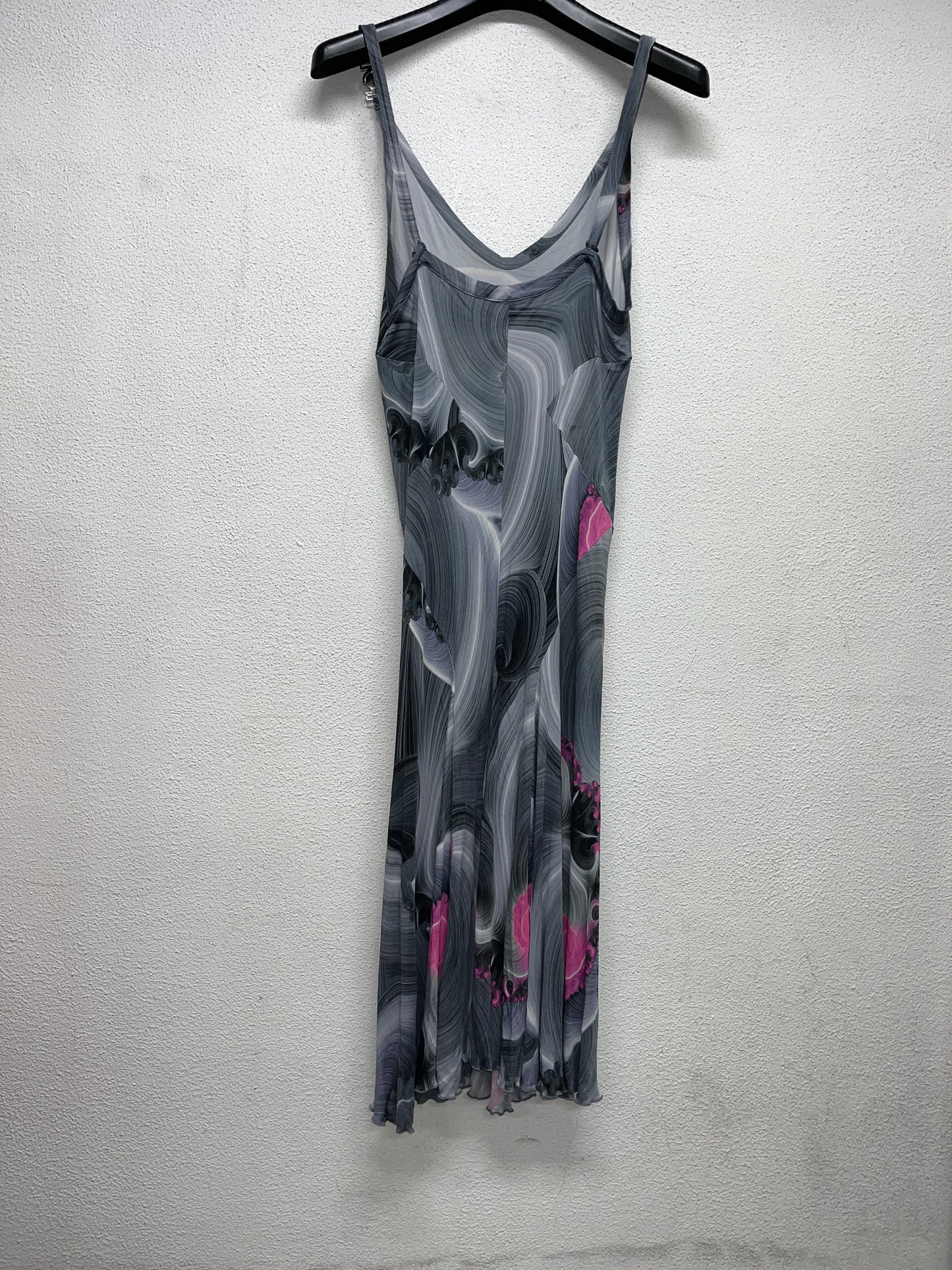 VERSACE abstract viscose dress (XL)