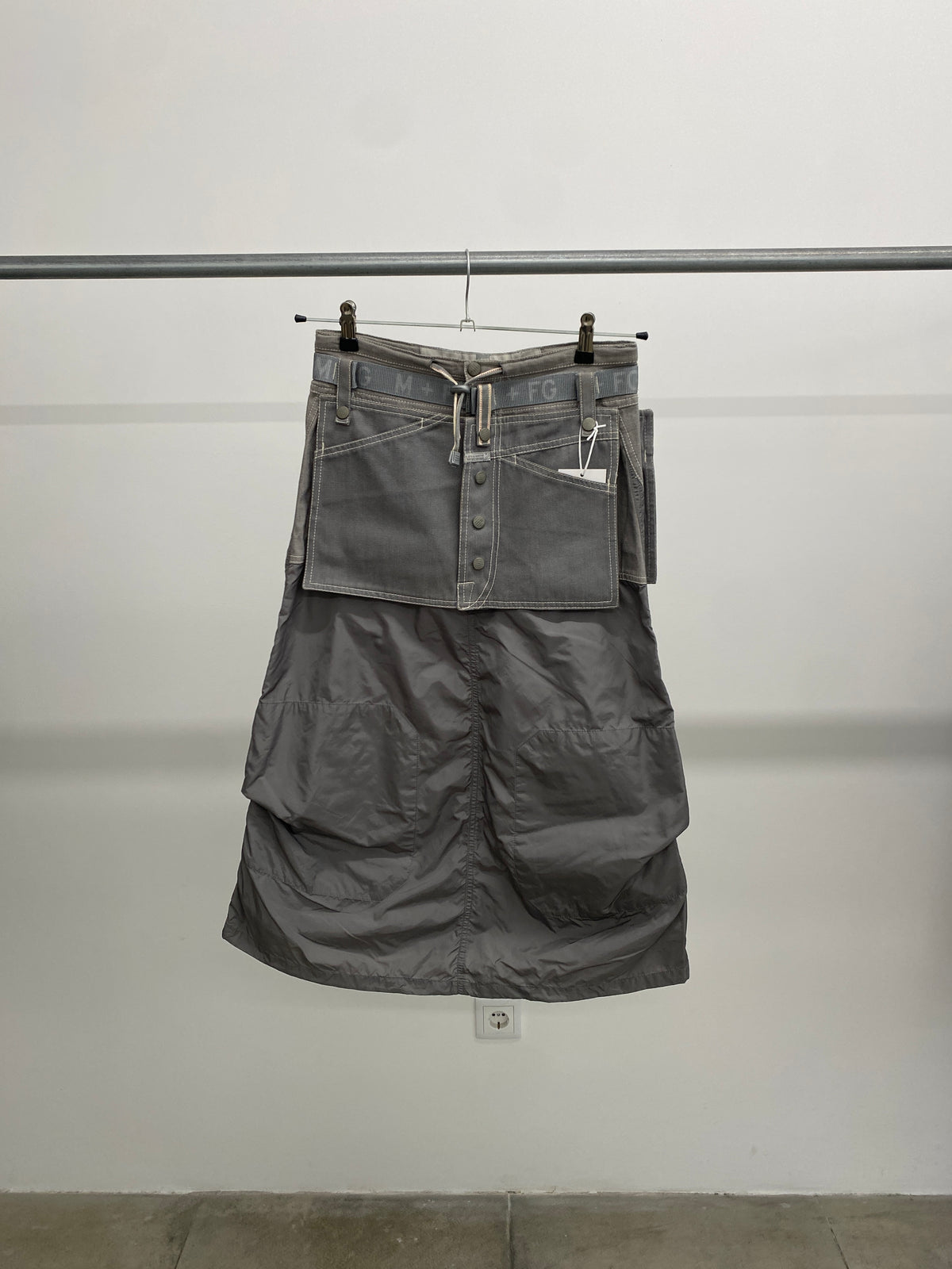 Marithé & François Girbaud grey skirt (XS-S)