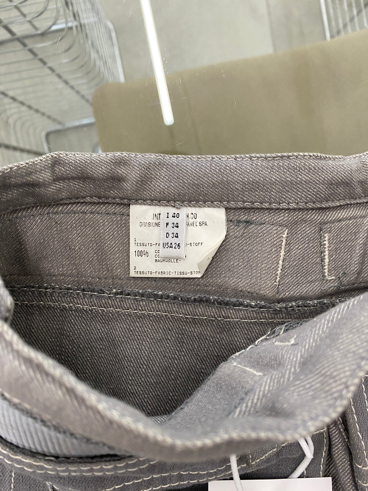 Marithé & François Girbaud grey skirt (XS-S)
