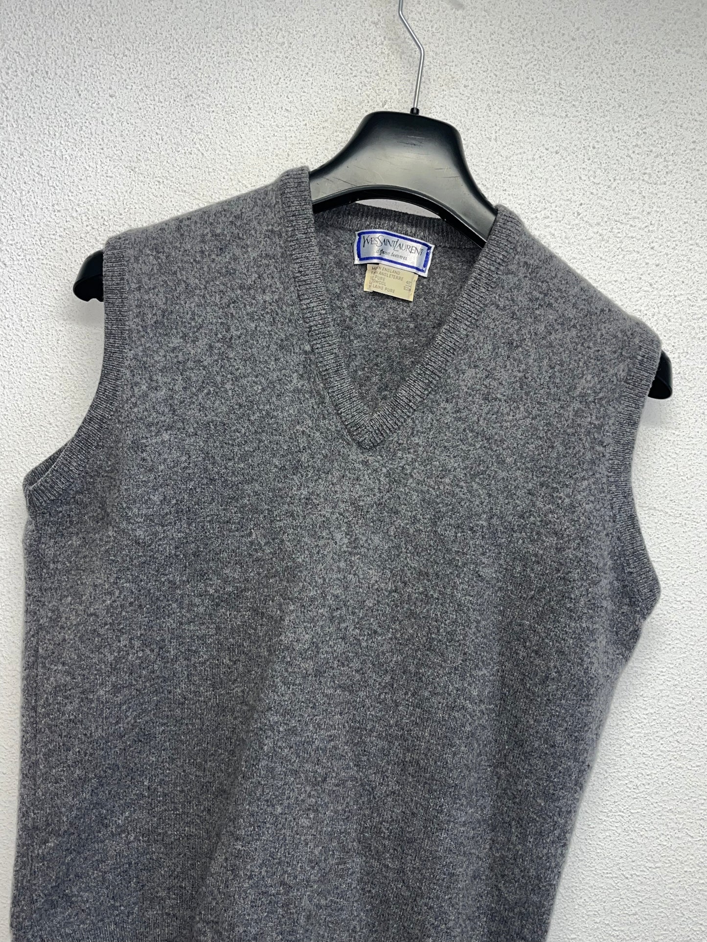 YVES SAINT LAURENT Wool grey Vest (M/L)