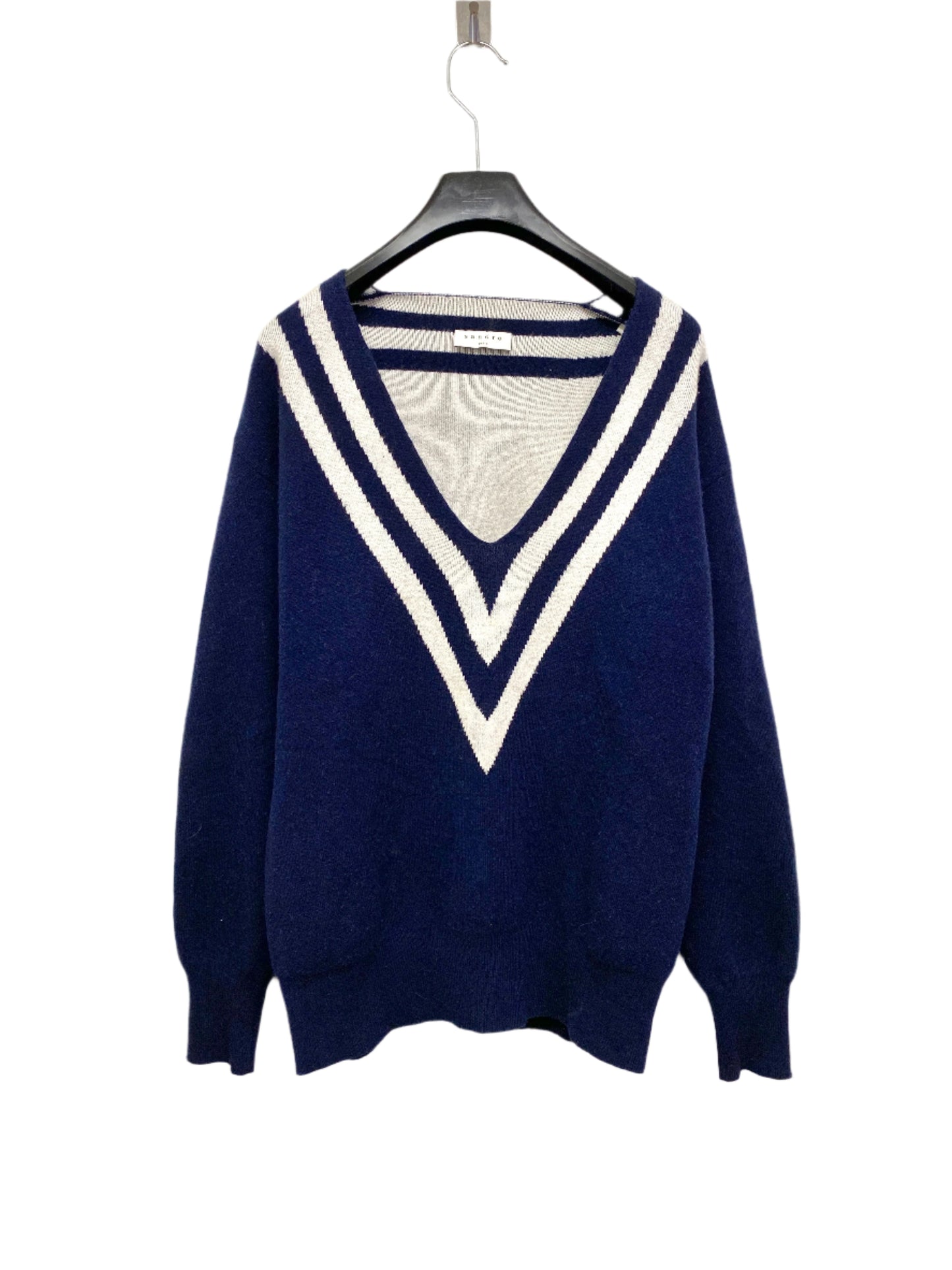 SANDRO navy wool sweater (M)