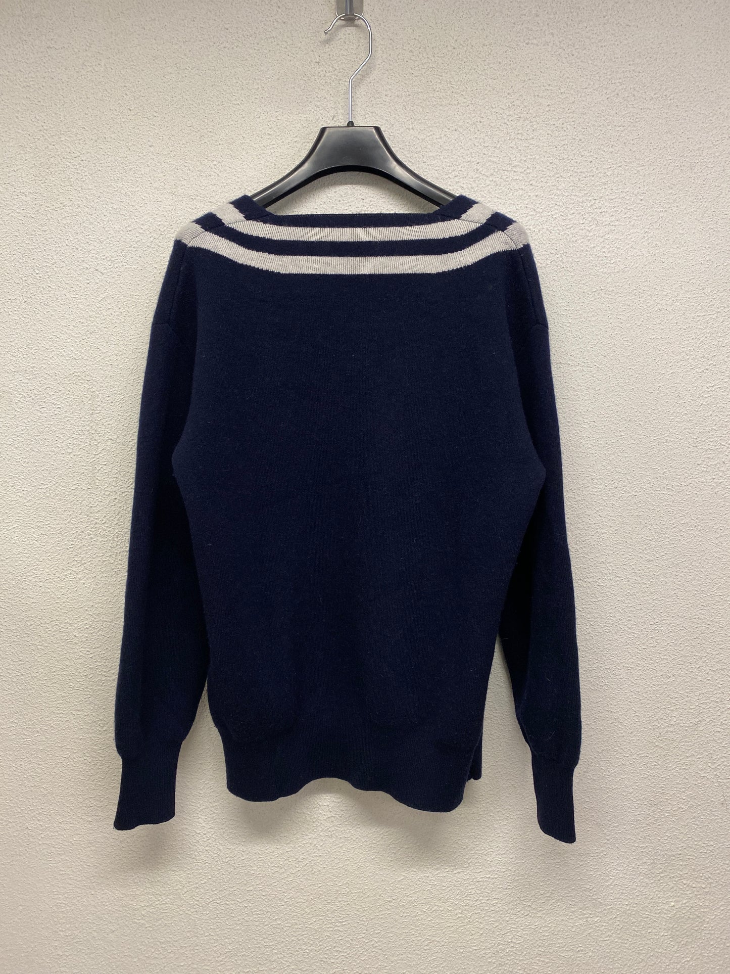 SANDRO navy wool sweater (M)