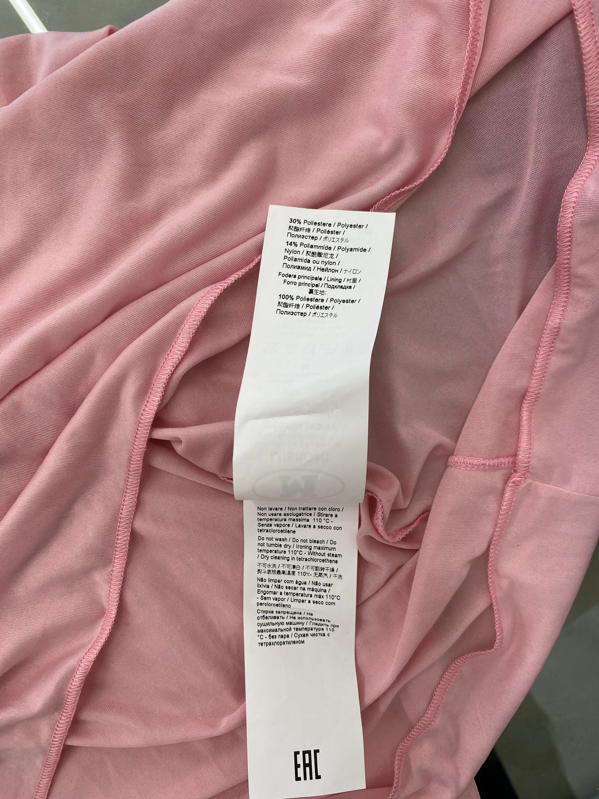 Missoni Spring/Summer 2021 pink maxi dress (XL)