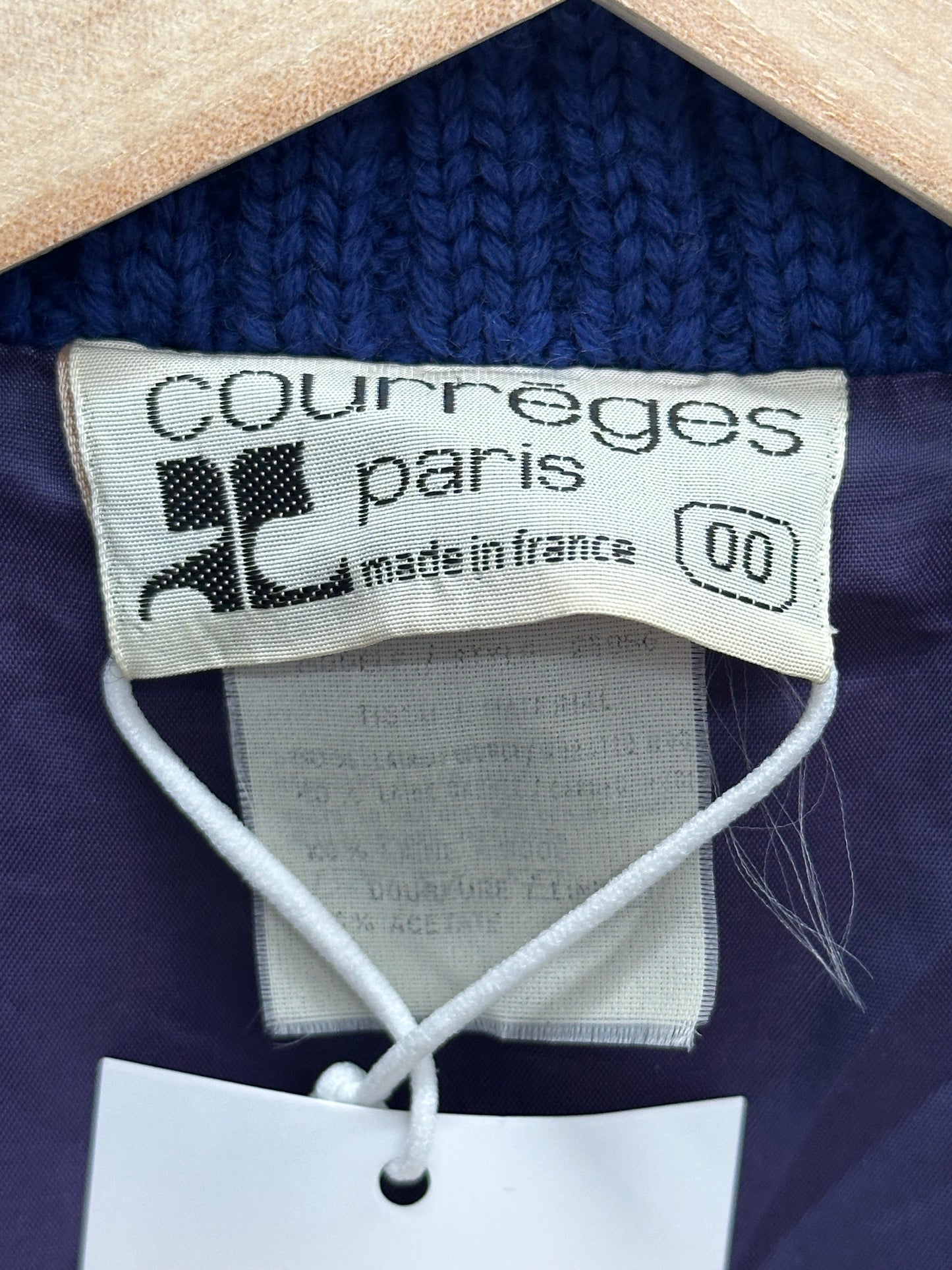 COURRÈGES blue blazer (S/M)
