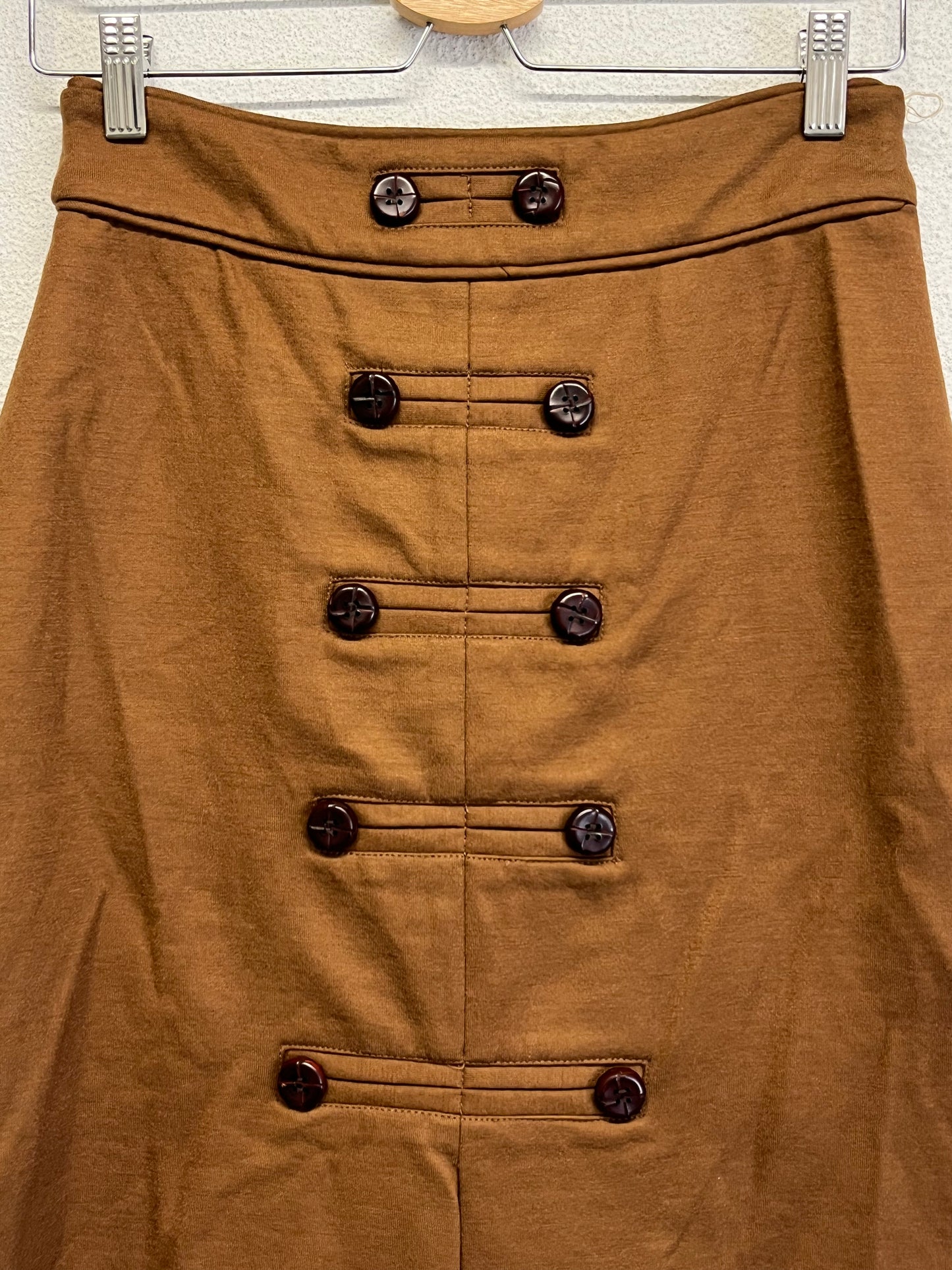 DIANE VON FÜRSTENBERG brown wool skirt (36/S)