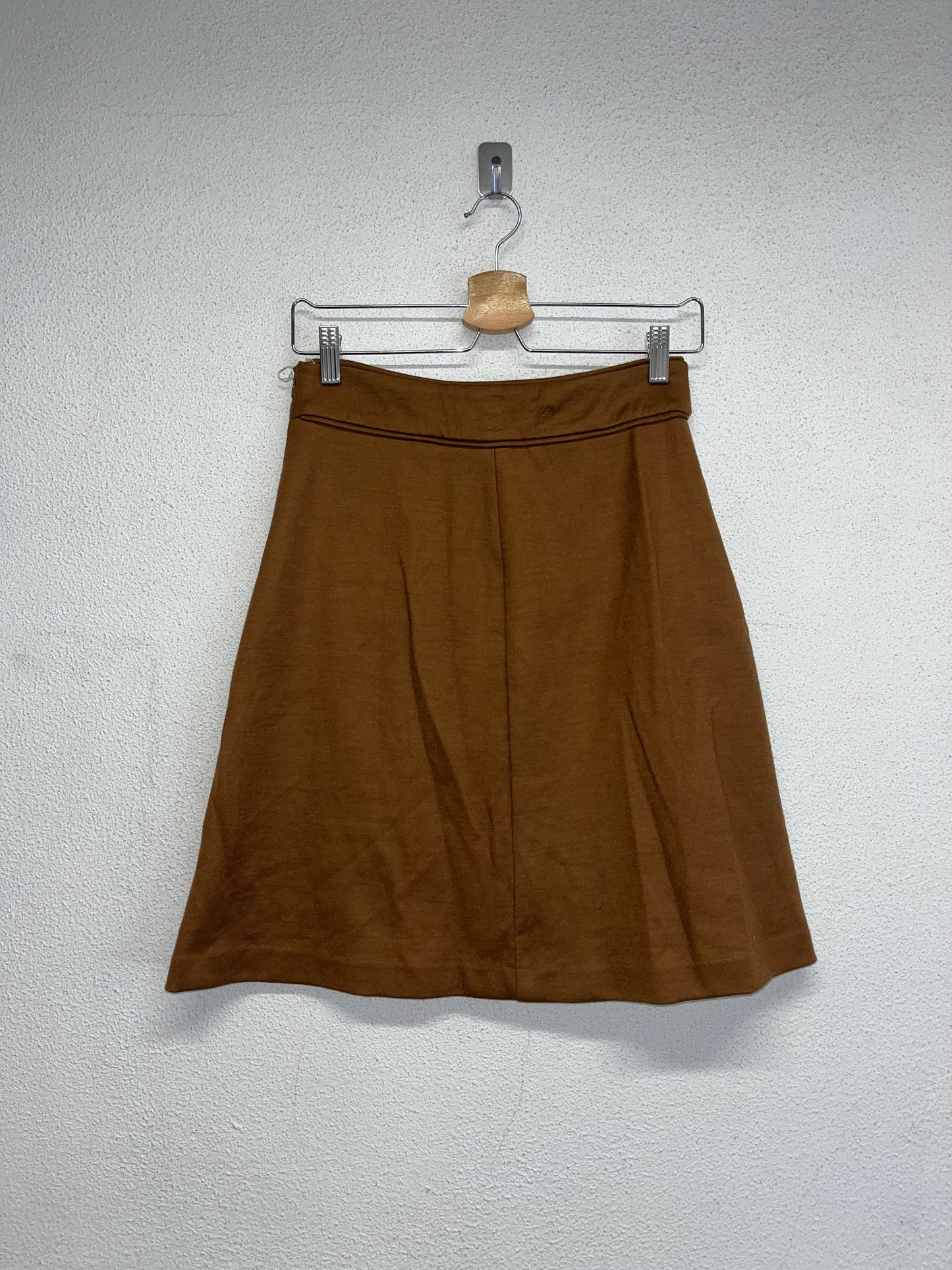 DIANE VON FÜRSTENBERG brown wool skirt (36/S)