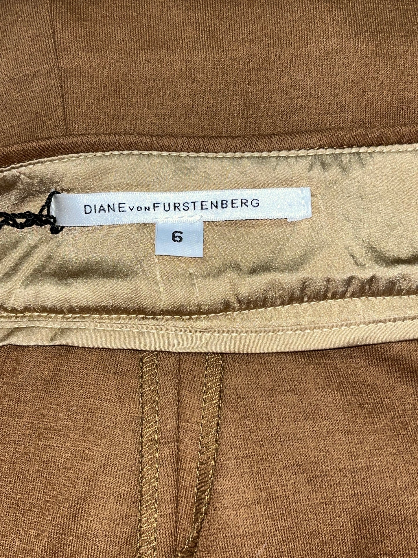 DIANE VON FÜRSTENBERG brown wool skirt (36/S)