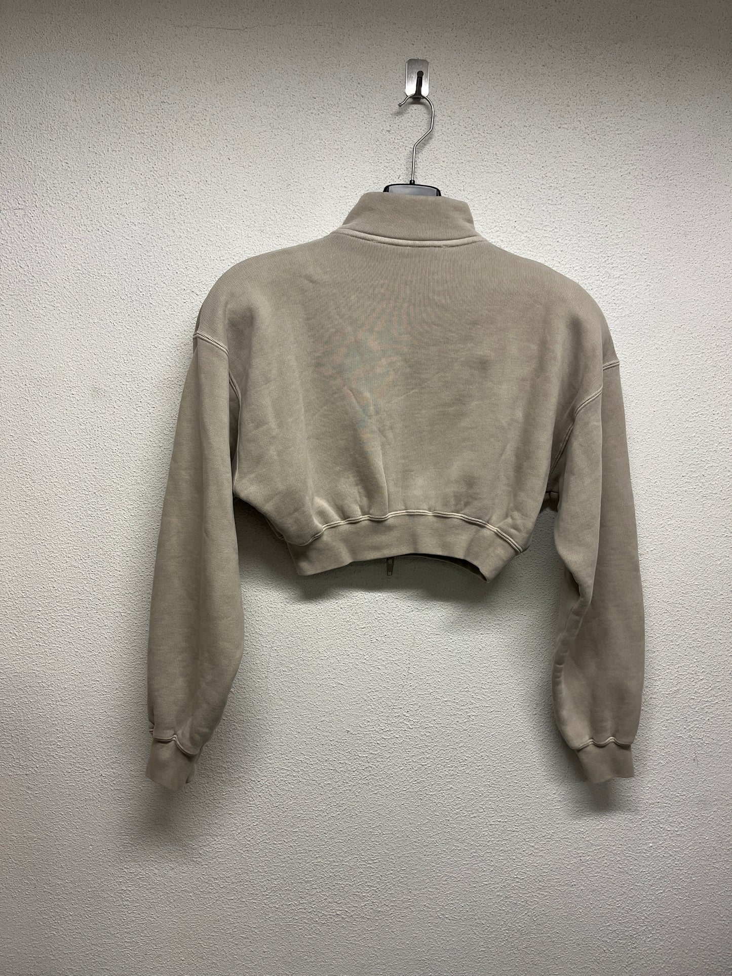 ALEXANDER WANG zip-up cropped jacket with shoulders pads  (XS)