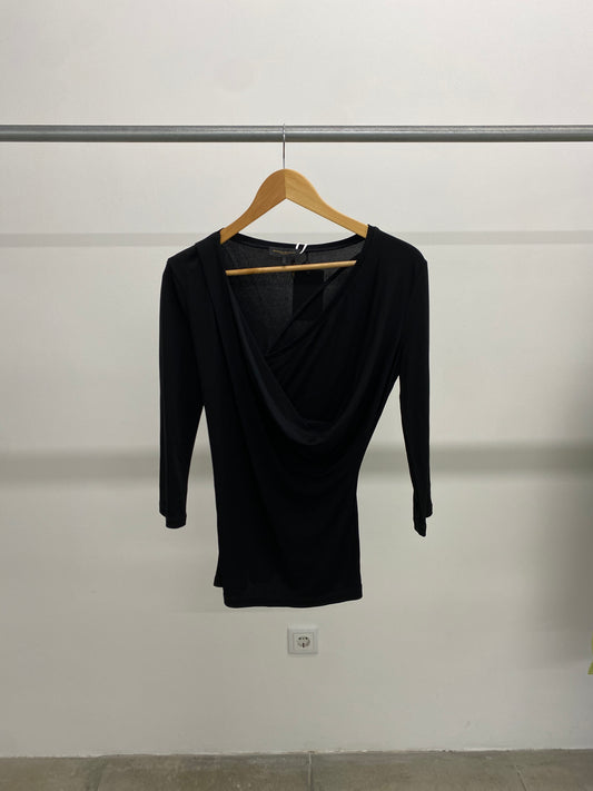 Donna Karan Fall/Winter 2017 black top (S)