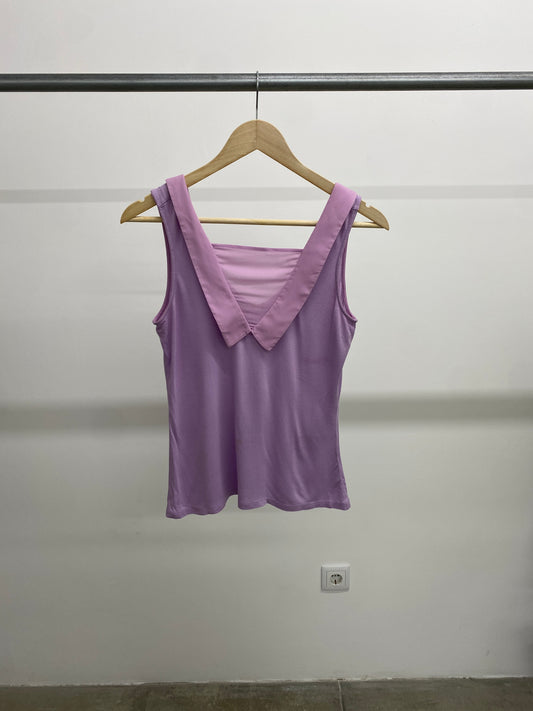 Emporio Armani Spring/Summer 2017 lilac top (42 FR)