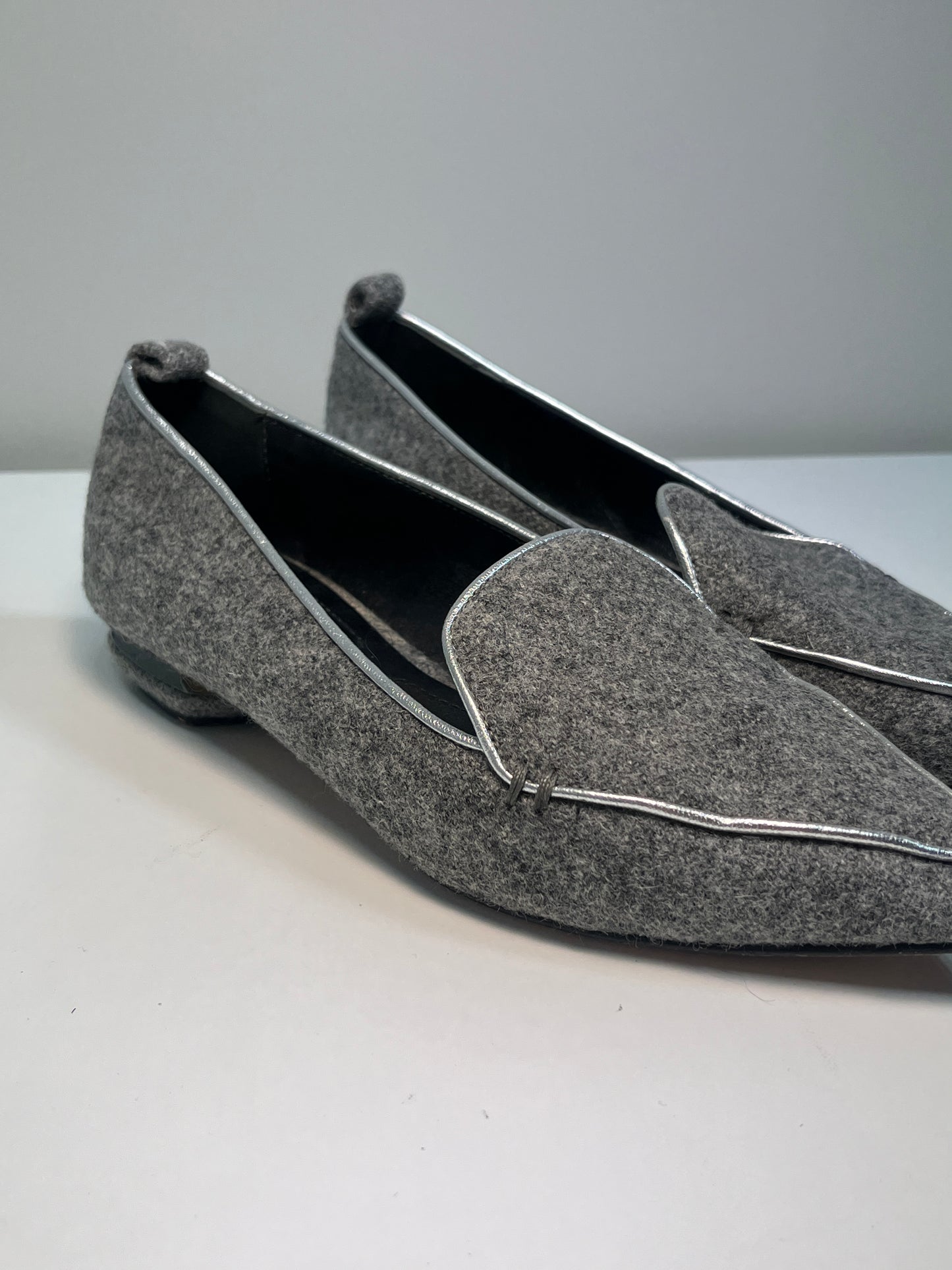 NICHOLAS KIRKWOOD wool pointy loafers (36.5EU)