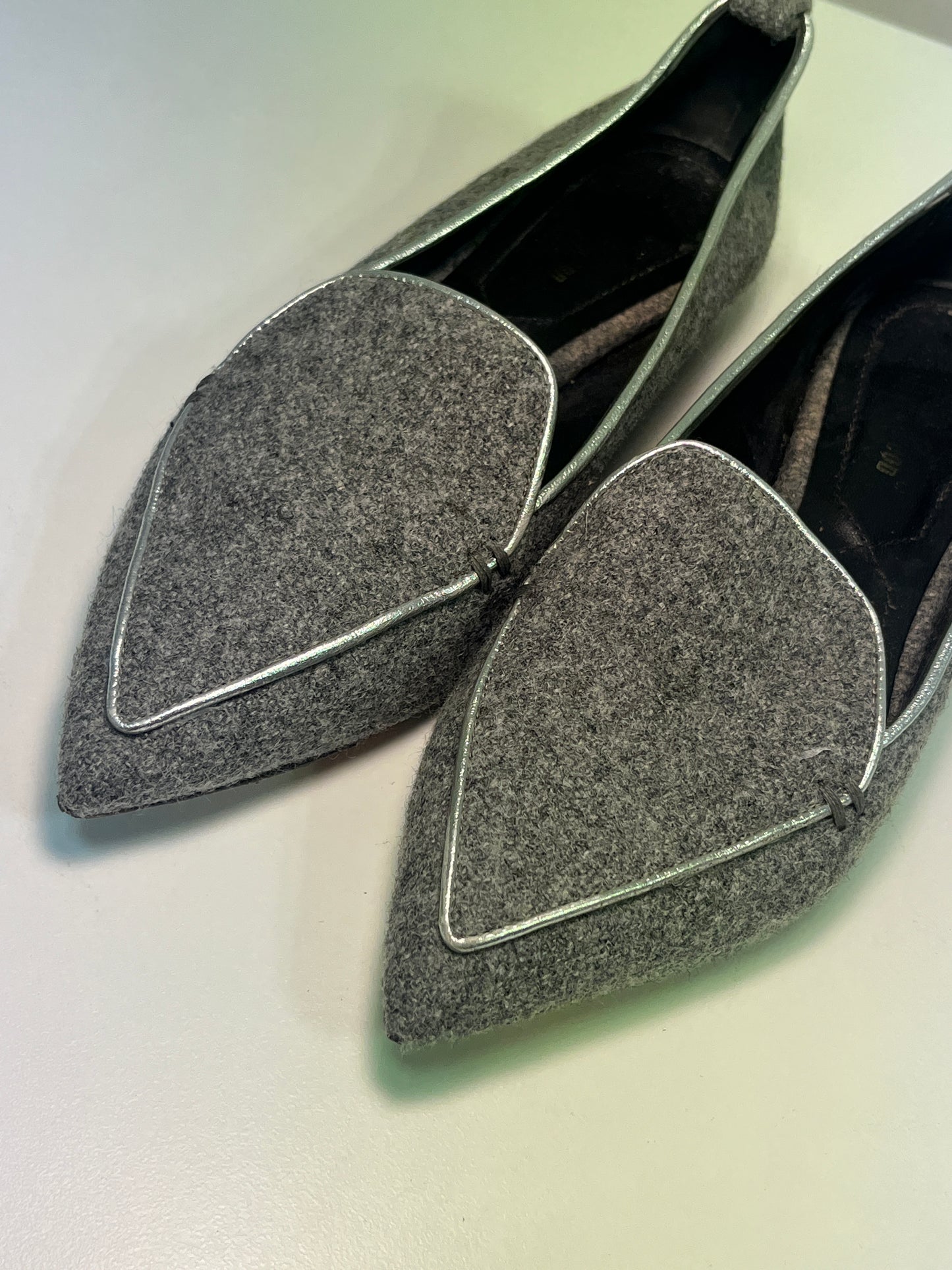 NICHOLAS KIRKWOOD wool pointy loafers (36.5EU)