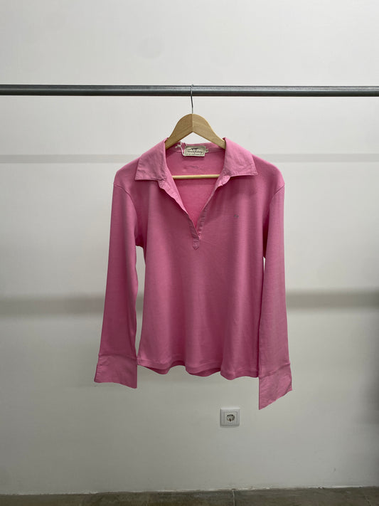 Burberry pink polo shirt (XL)