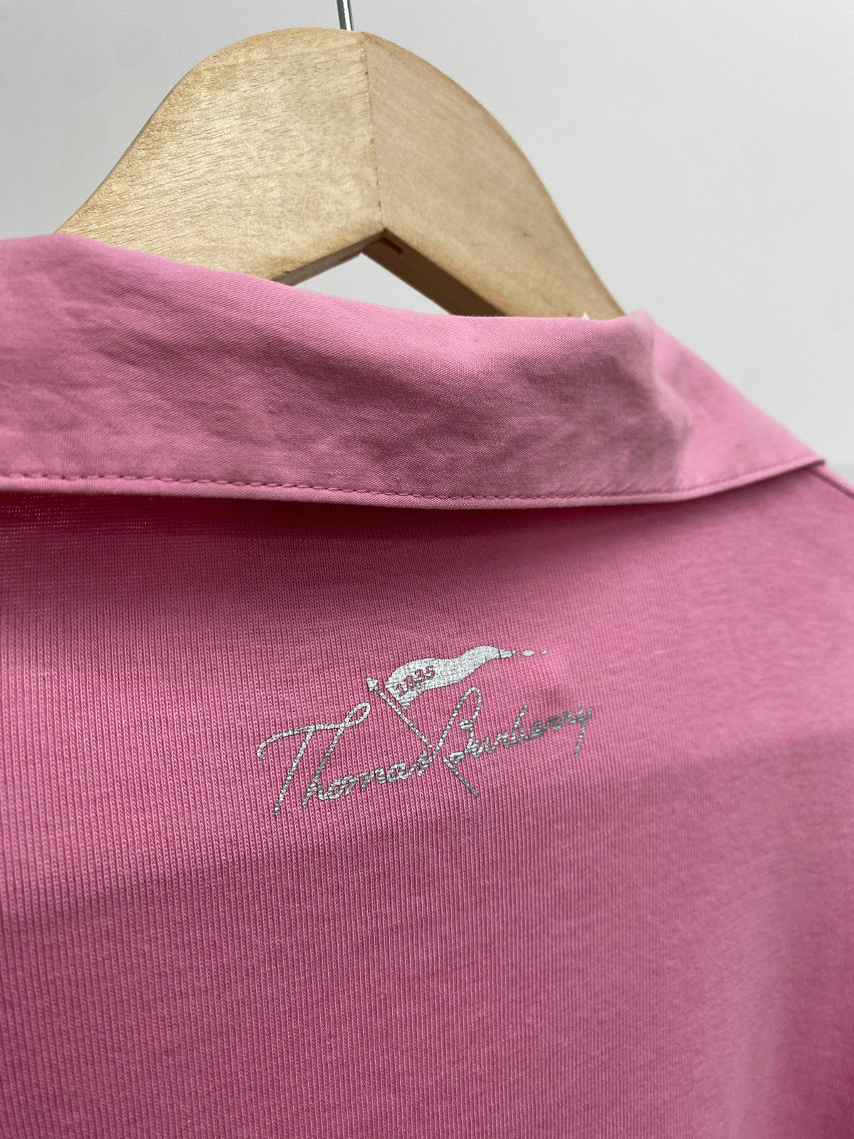 Burberry pink polo shirt (XL)