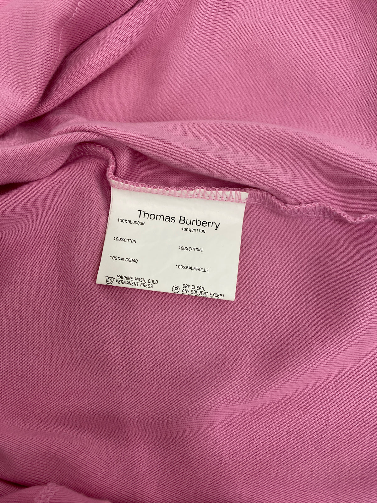 Burberry pink polo shirt (XL)