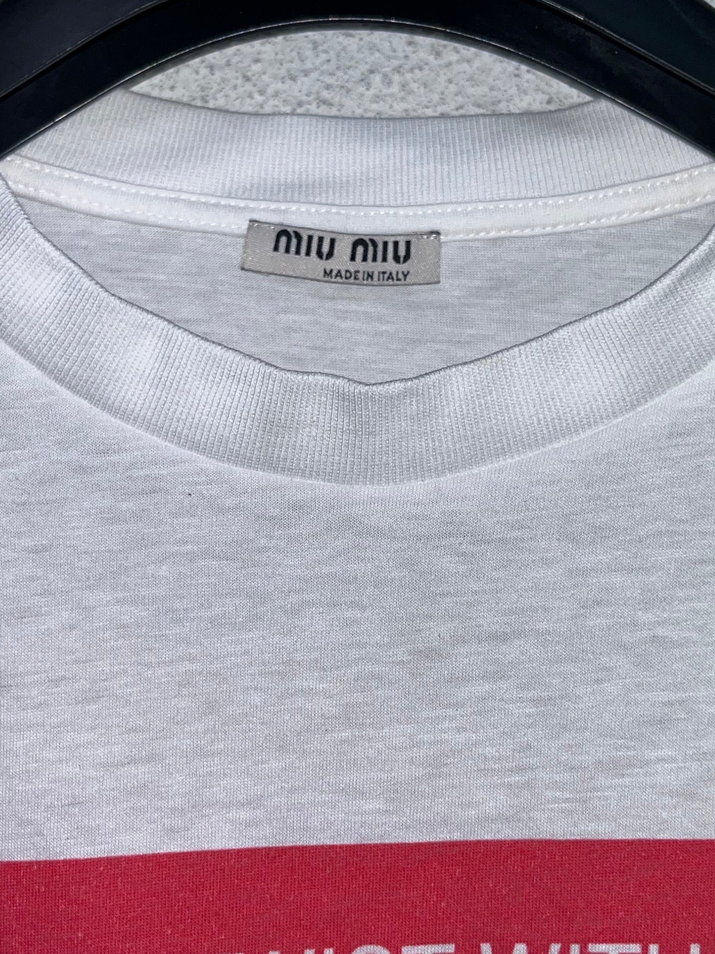 MIU MIU graphic t-shirt (S)