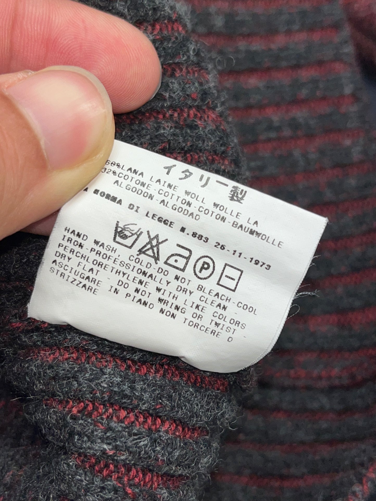 VERSACE wool sweater (M)