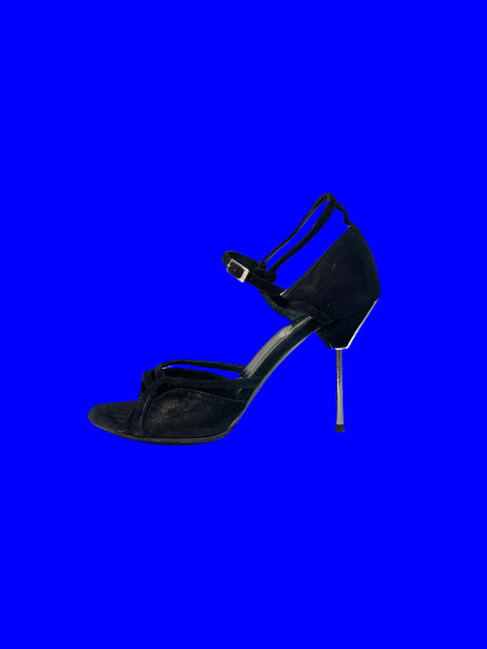 DIOR black suede stilettos (38)