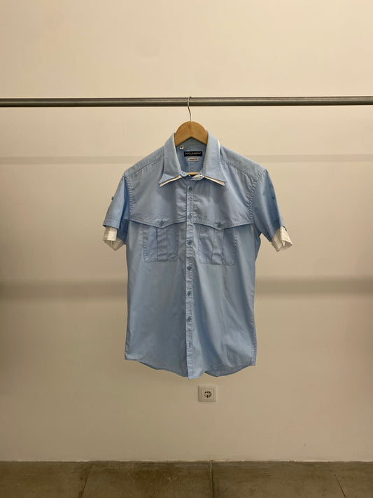 Dolce & Gabbana Spring/Summer 2011 tailored blue shirt (40)