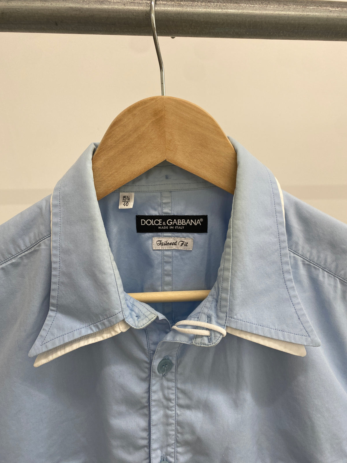 Dolce & Gabbana Spring/Summer 2011 tailored blue shirt (40)