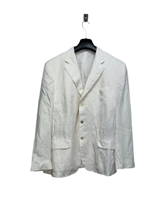 ZEGNA white-cream linen blazer (XL)