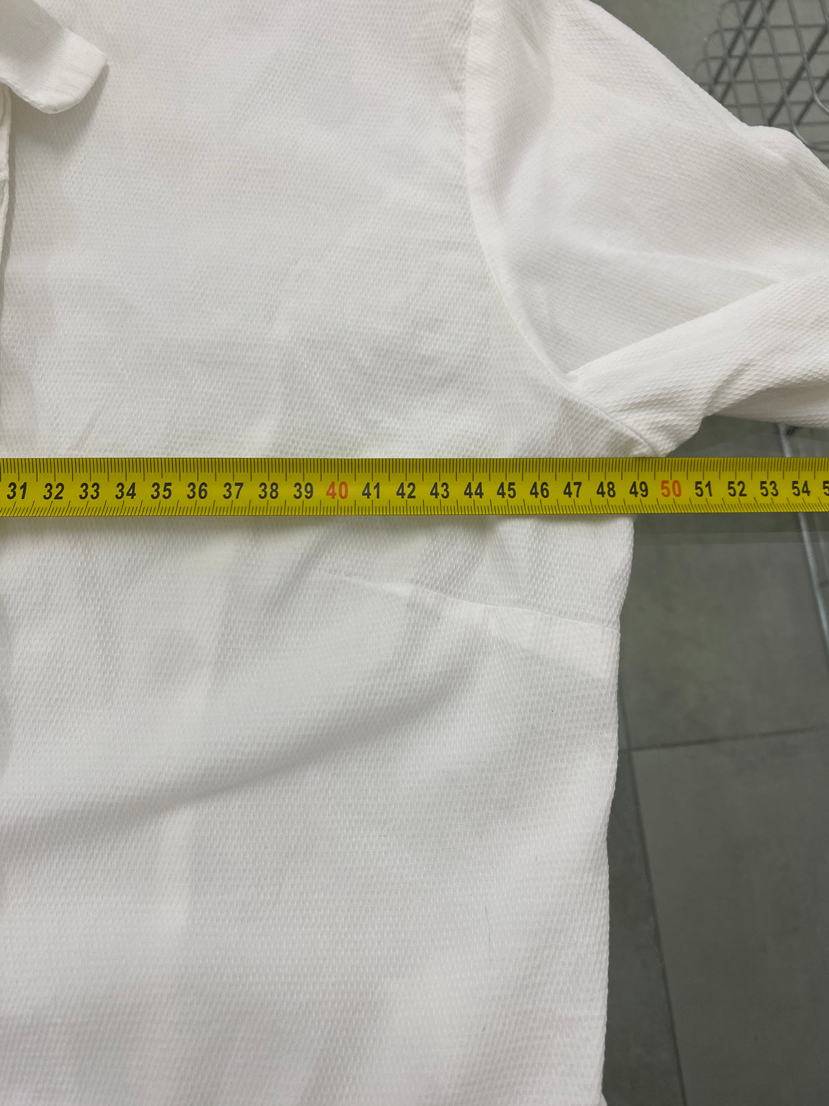 Valentino white detailed cotton shirt (46 IT)