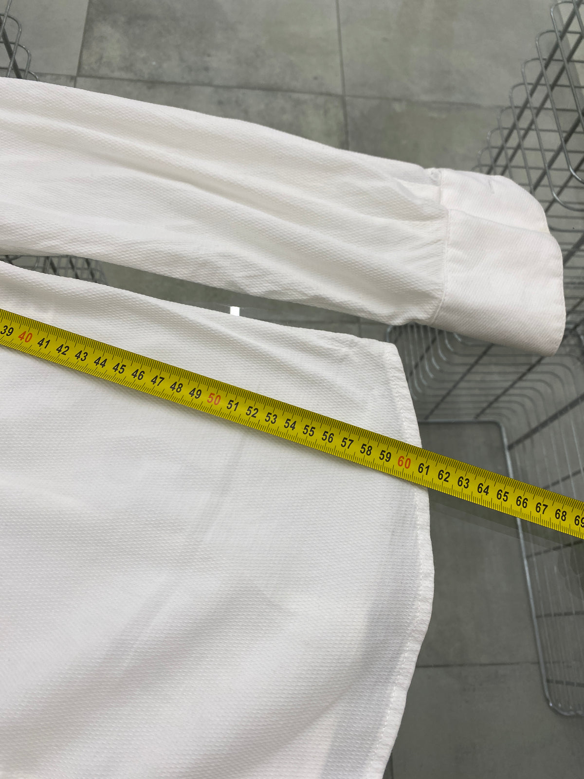 Valentino white detailed cotton shirt (46 IT)
