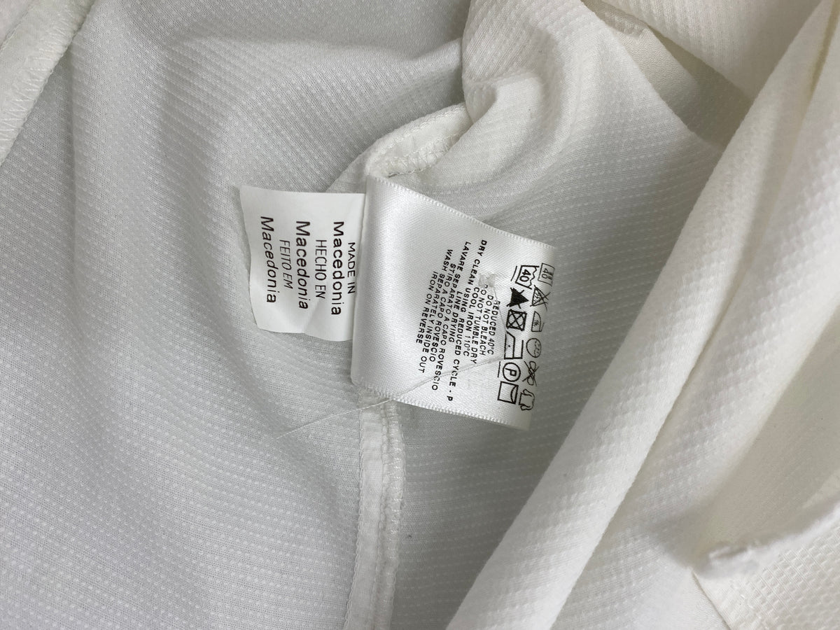 Valentino white detailed cotton shirt (46 IT)