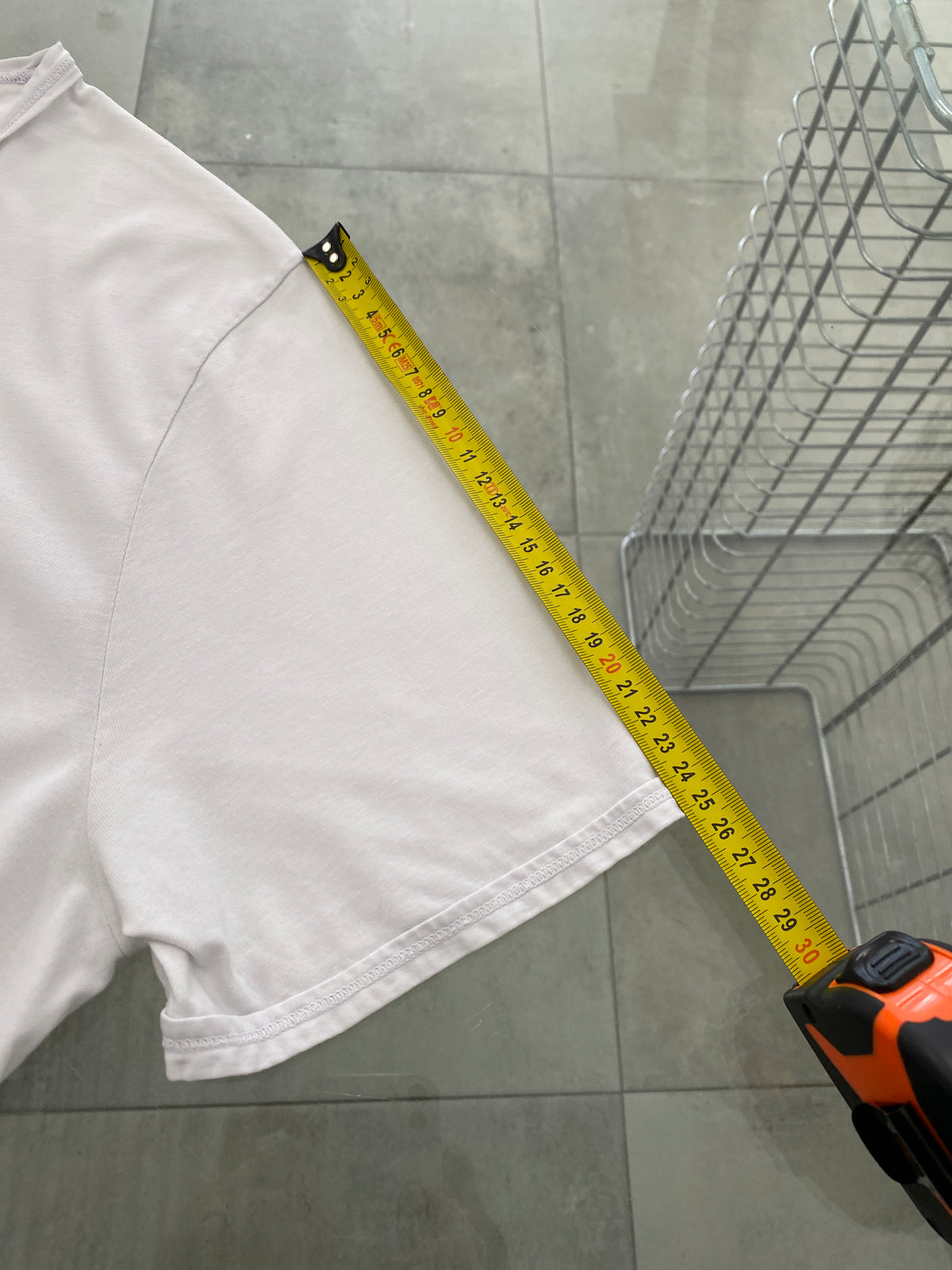2000s Prada white cotton t-shirt (XXL)