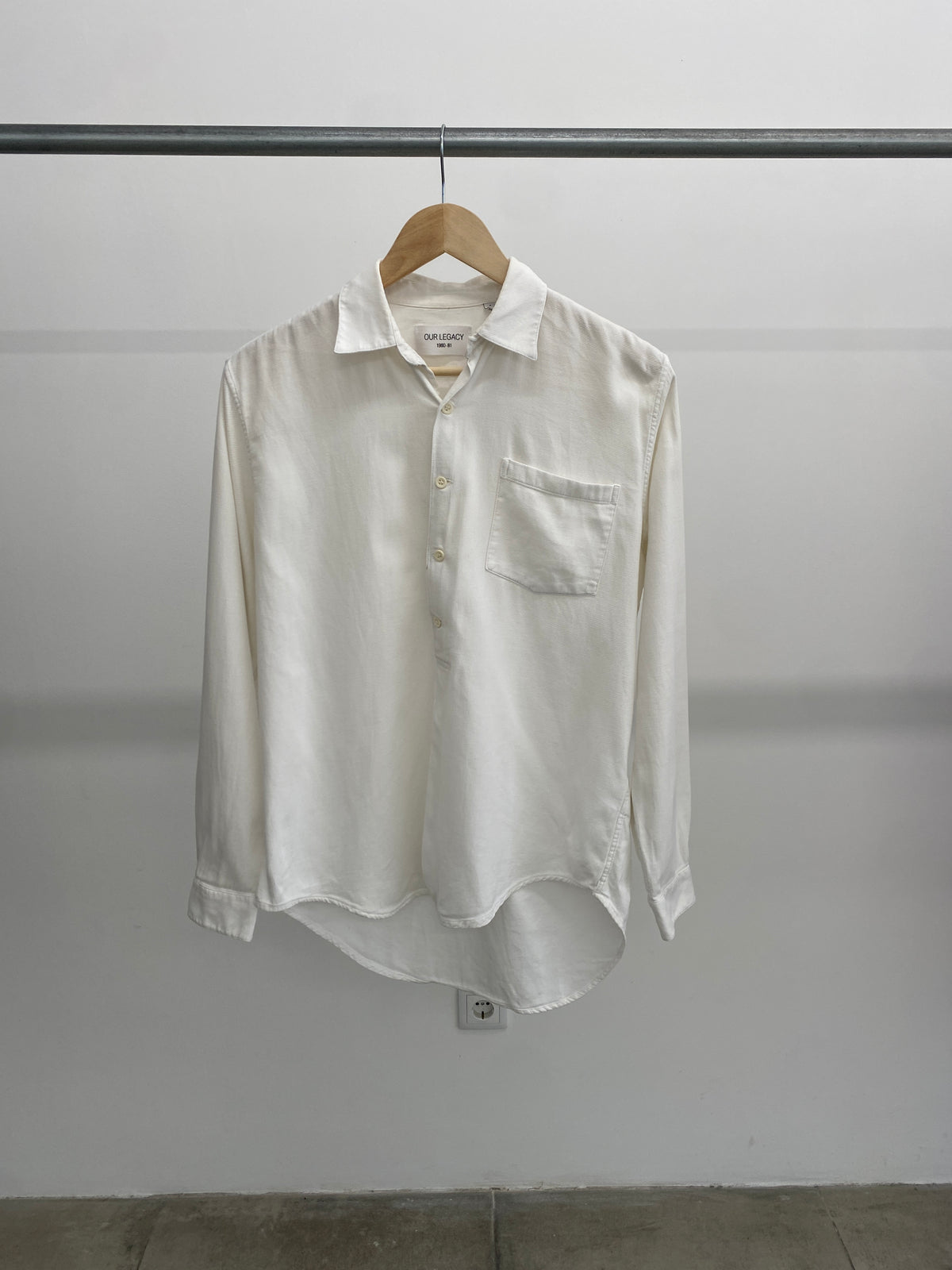 Our Legacy white cotton shirt (S)