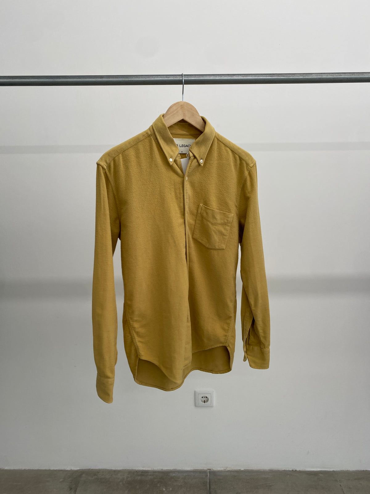 Our Legacy Fall/Winter 2016 mustard yellow cotton shirt (48)