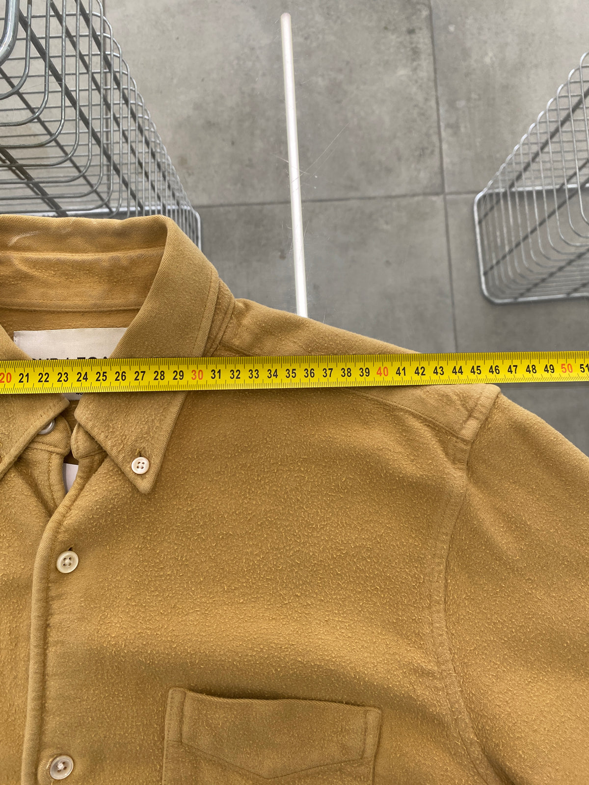 Our Legacy Fall/Winter 2016 mustard yellow cotton shirt (48)