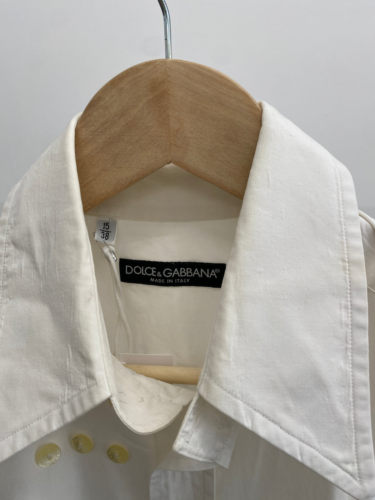 Dolce & Gabbana Spring/Summer 2004 white shirt (M)