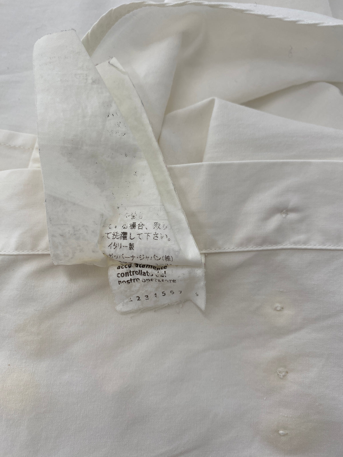 Dolce & Gabbana Spring/Summer 2004 white shirt (M)
