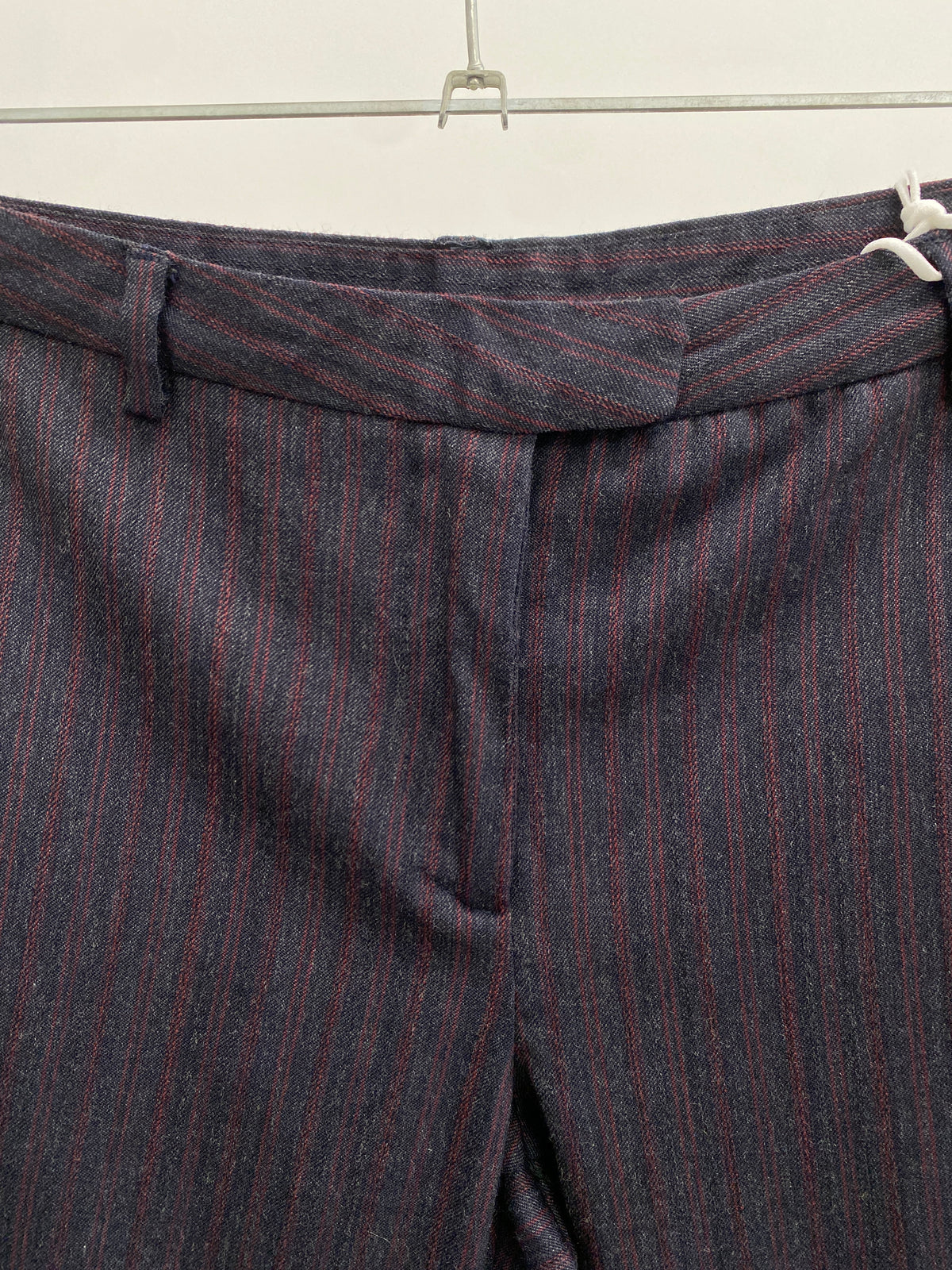 Dolce & Gabbana stripped navy wool trousers (46)